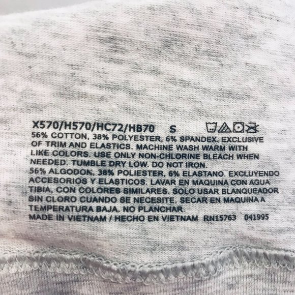 NWT Hanes X-Temp Bra  white and Gray Size Small - Picture 3 of 3